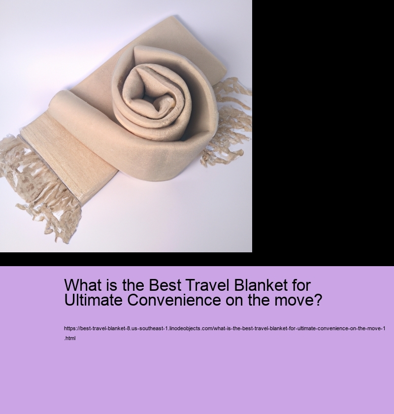 What is the Best Travel Blanket for Ultimate Convenience on the move?